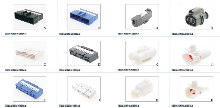 1.5 Series Car Waterproof Connectors AMP Male and Female Plug 1 2 3 4 5 6 Pin Holes Housing Terminals Automotive Connector