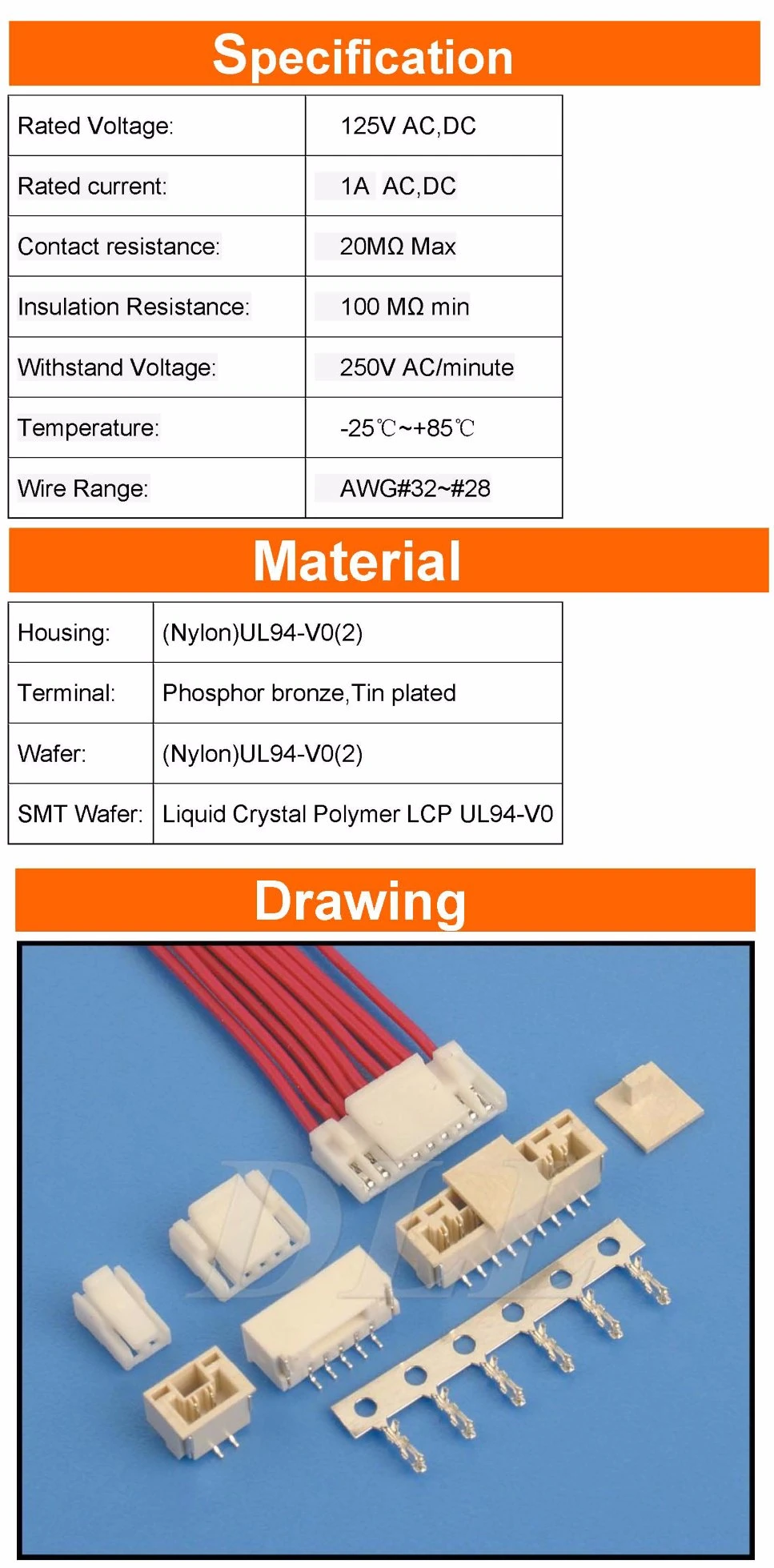 Jst Gh Ghs Bm17b-Ghs-Tbt Bm18b-Ghs-Tbt Bm19b-Ghs-Tbt LED PCB Connector